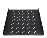 ExtraLink Półka do szaf wiszących 19" 500MM 1U (czarna) - 1111163 - zdjęcie 1